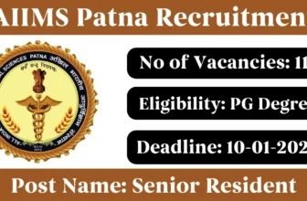 AIIMS Patna Recruitment 2026 – Apply Online for 117 Senior Resident Posts