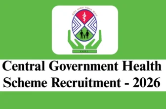 CGHS Recruitment 2026 – Apply Offline for 1 Pharmacist Post