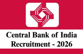 Central Bank of India Recruitment 2026