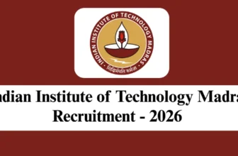 IIT Madras Recruitment 2026 – Apply Online for 3 Software Developer Posts