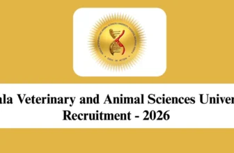 KVASU Recruitment 2026 – Walk-in Interview for 1 Pharmacist Post