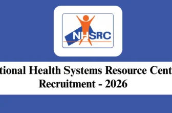 NHSRC Recruitment 2026 – Apply Online for Various Senior Consultant Post
