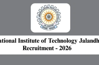 NIT Jalandhar Recruitment 2026 – Apply Online for 101 Faculty Posts