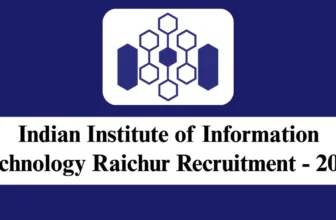 IIIT Raichur Recruitment 2026 – Apply Online for 8 Assistant Professor Posts
