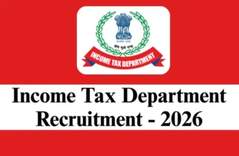 Income Tax Department Recruitment 2026