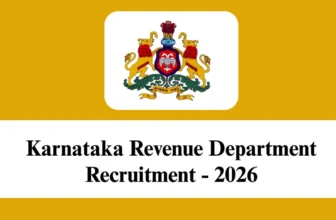 Karnataka Revenue Department Recruitment 2026
