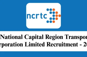 NCRTC Recruitment 2026 – Apply Online/Offline for 1 Senior Deputy General Manager Post