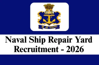 Naval Ship Repair Yard Recruitment 2026