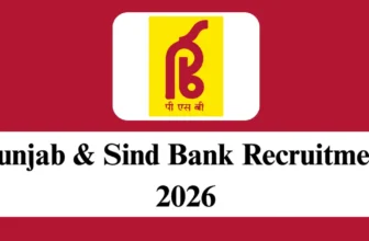 Punjab and Sind Bank Recruitment 2026