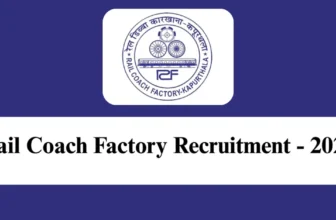 Rail Coach Factory Recruitment 2026