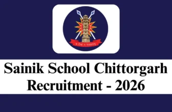 Sainik School Chittorgarh Recruitment 2026