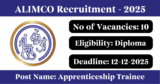 ALIMCO Recruitment 2025 – Apply Offline for 10 Apprenticeship Trainee Posts