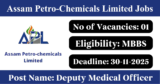APL Recruitment 2025 – Apply for 1 Deputy Medical Officer Post
