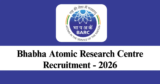 BARC Recruitment 2026 – Apply Online for 105 Junior Research Fellowships Posts