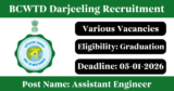 BCWTD Darjeeling Recruitment 2026 – Apply for Various Assistant Engineer, Cook Posts