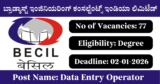BECIL Recruitment 2026 – Apply Offline for 77 DEO, Multi-tasking Staff Posts