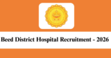 Beed District Hospital Recruitment 2026