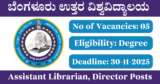 Bengaluru North University Recruitment 2025