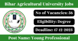 Bihar Agricultural University Recruitment 2025