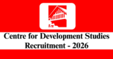 CDS Recruitment 2026 – Apply Online for 2 Associate Professor Posts