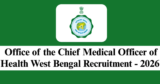 CMOH North 24 Parganas Recruitment 2026