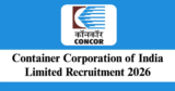 CONCOR Recruitment 2026 – Apply Offline for 10 Assistant & Deputy Manager Posts