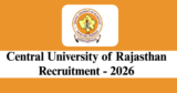 CURAJ Recruitment 2026 – Walk-in Interview for 2 Assistant Professor Posts