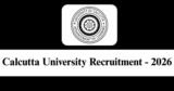 Calcutta University Recruitment 2026 – Walk-in Interview for 1 Laboratory Assistant Post