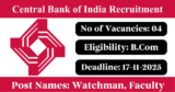 Central Bank of India Recruitment 2025