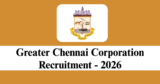 Chennai Corporation Recruitment 2026 – Apply for 3 Chief Community Development Officer Posts
