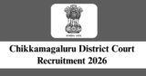 Chikkamagaluru District Court Recruitment 2026