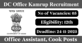 DC Office Kamrup Recruitment 2025