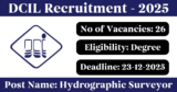DCIL Recruitment 2025 – Apply Online for 26 Consultant, Hydrographic Surveyor Posts