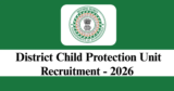 DCPU Simdega Recruitment 2026 – Apply Offline for 1 Protection Officer Post