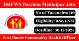 DHFWS Paschim Medinipur Recruitment 2025