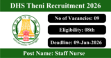 DHS Theni Recruitment 2026 – Apply Offline for 9 Staff Nurse Posts
