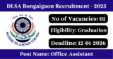 DLSA Bongaigaon Recruitment 2026 – Apply Offline for 1 Office Assistant Post