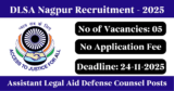 DLSA Nagpur Recruitment 2025 – Apply Offline for 5 Assistant Legal Aid Defense Counsel Posts