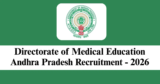 DME AP Recruitment 2026 – Apply Online for 284 Senior Resident Posts