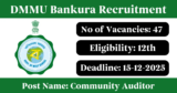 DMMU Bankura Recruitment 2025 – Apply Offline for 47 Community Auditor Posts