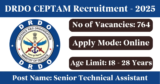 DRDO CEPTAM Recruitment 2025 – Apply Online for 764 Senior Technical Assistant, Technician Posts