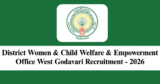 DWCWEO West Godavari Recruitment 2026