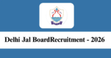Delhi Jal Board Recruitment 2026