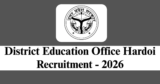 District Education Office Hardoi Recruitment 2026