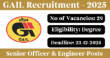 GAIL Recruitment 2025 – Apply Online for 29 Senior Officer & Engineer Posts