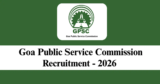 Goa PSC Recruitment 2026 – Apply Online for 84 Tutor/ Demonstrator Posts