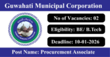 Guwahati Municipal Corporation Recruitment 2026