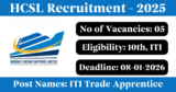 HCSL Recruitment 2026 – Apply Online for 5 ITI Trade Apprentice Posts