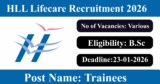 HLL Lifecare Recruitment 2026 – Apply Offline for Various Trainees Posts