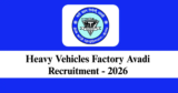 HVF Avadi Recruitment 2026 – Apply Offline for 220 Junior Technician Posts